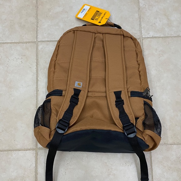 (Sold)Carhartt Unisex Insulated Two Compartment 24-Can Cooler Backpack Brown - Picture 2 of 10